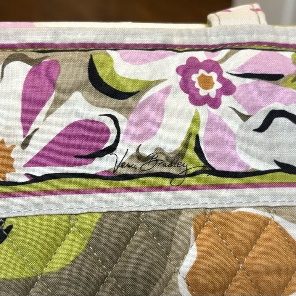 Vera Bradley Quilted Laptop Travel Tote in Portobello Road - Picture 9 of 11